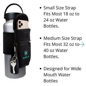 Black Sherlix Water Bottle Holder